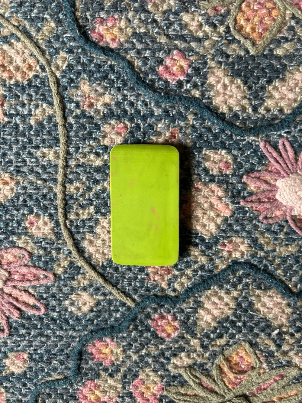 Vintage 2000s Y2K Scholastic Smartphone Rubber Eraser Green Retro Cell Phone
